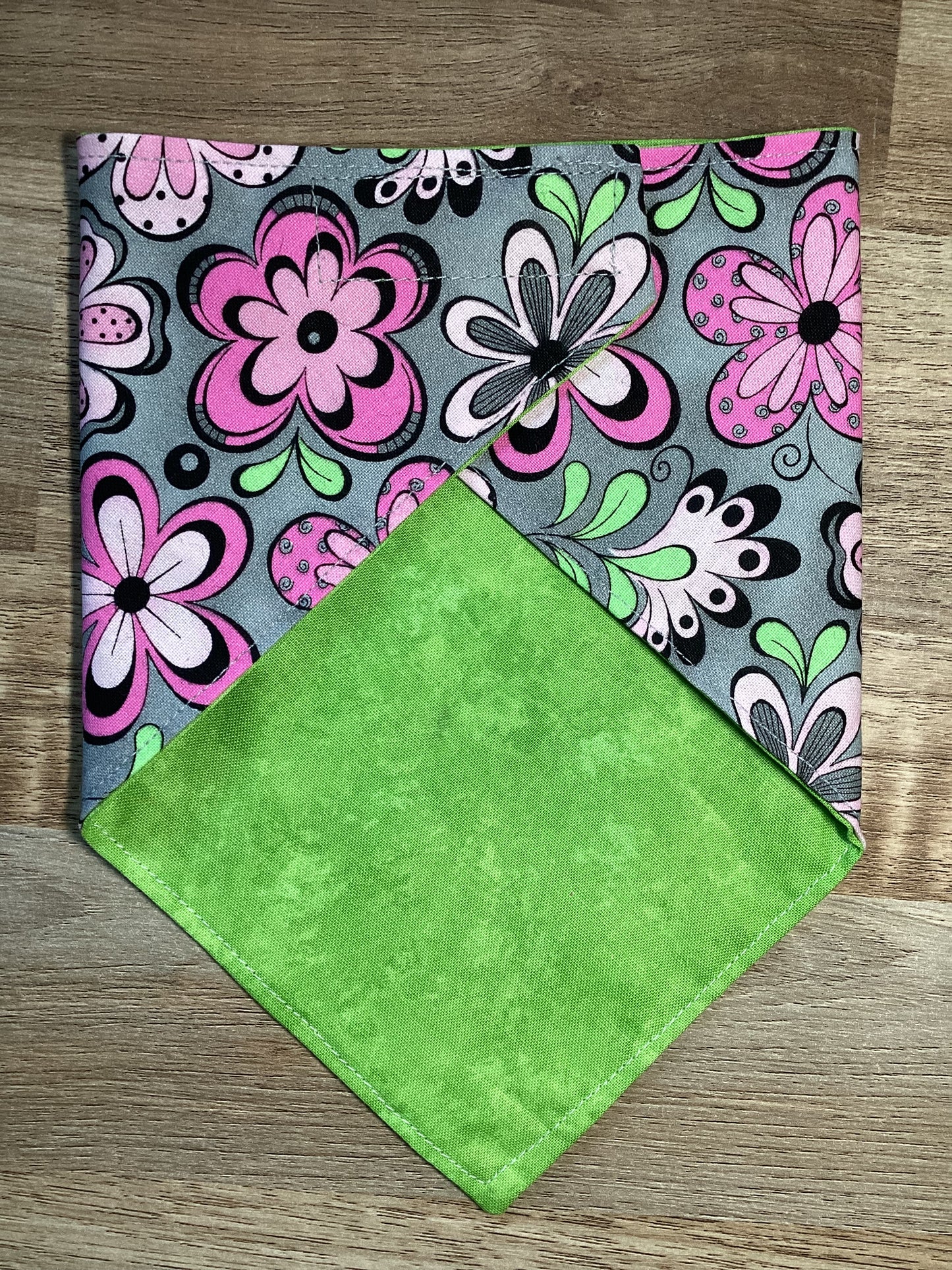Floral - Pink & Green